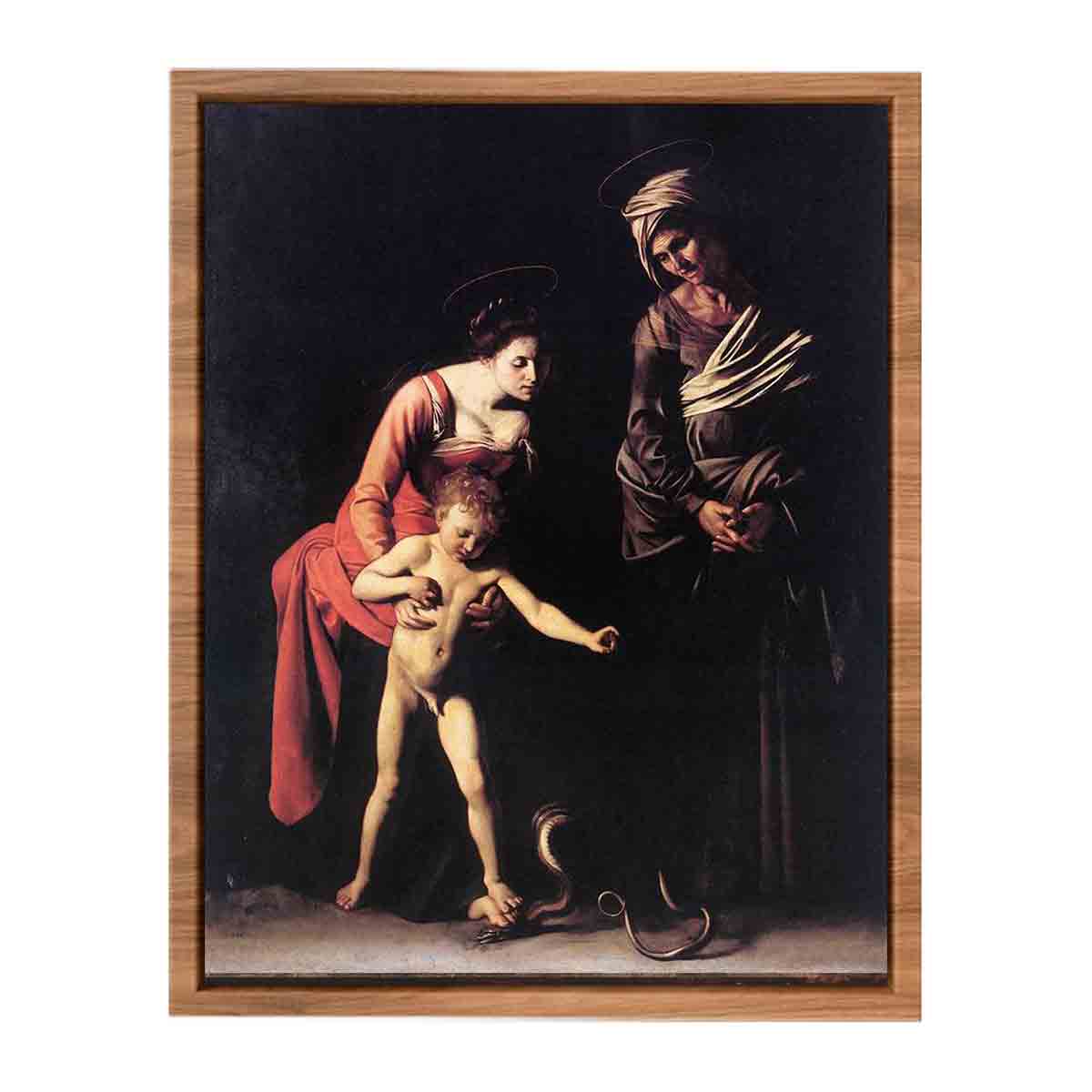 Madonna with the Serpent By Caravaggio
