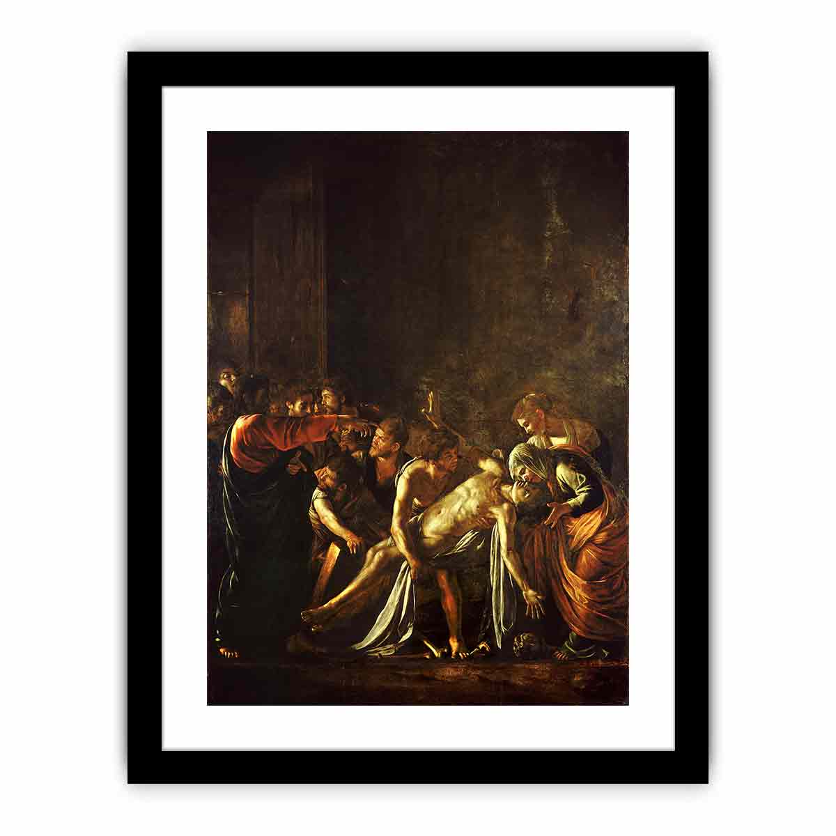 The Raising of Lazarus By Caravaggio