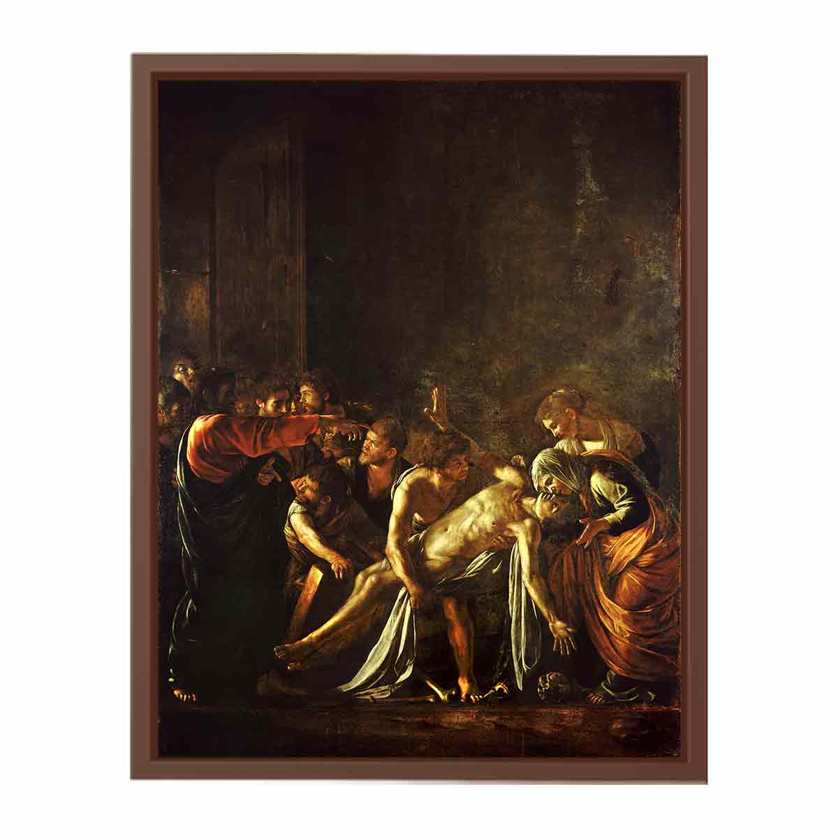 The Raising of Lazarus By Caravaggio