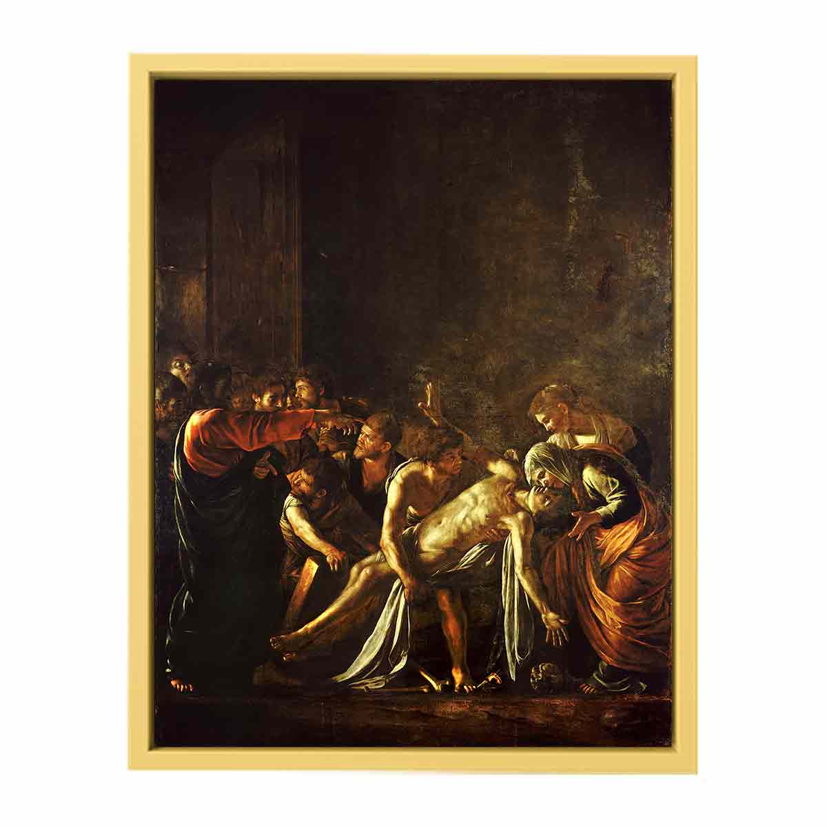 The Raising of Lazarus By Caravaggio
