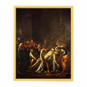 The Raising of Lazarus By Caravaggio