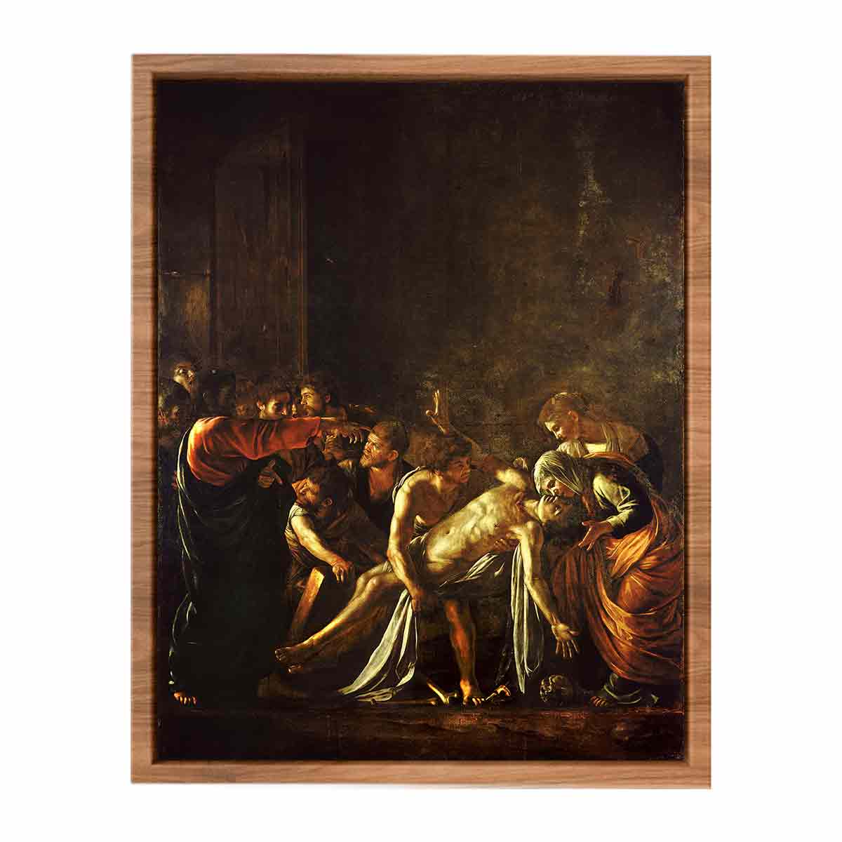 The Raising of Lazarus By Caravaggio