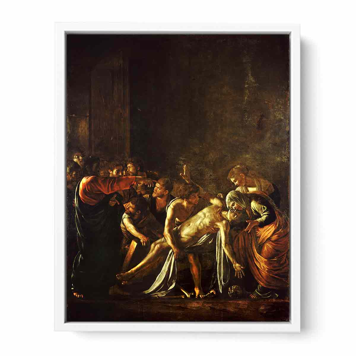 The Raising of Lazarus By Caravaggio