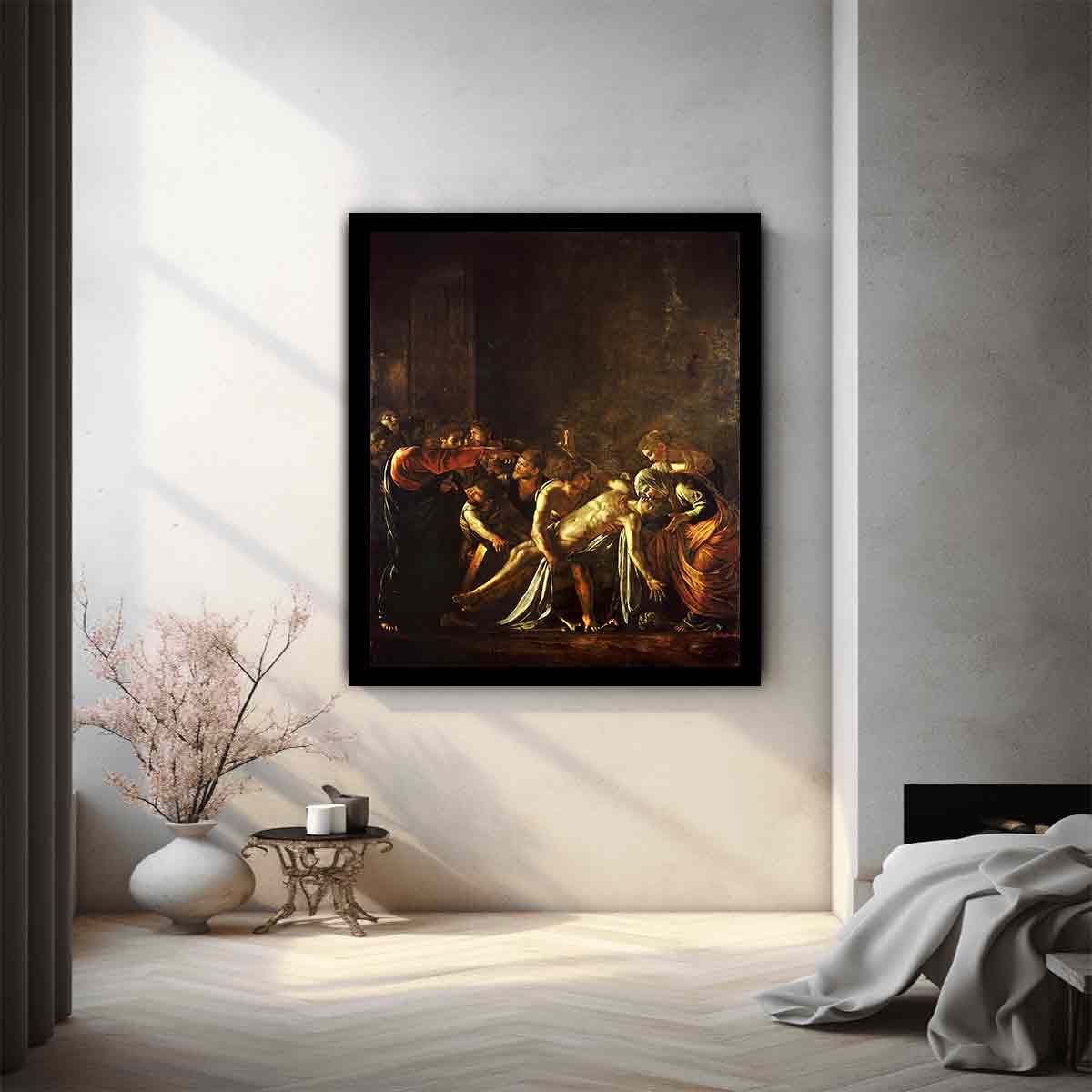 The Raising of Lazarus By Caravaggio