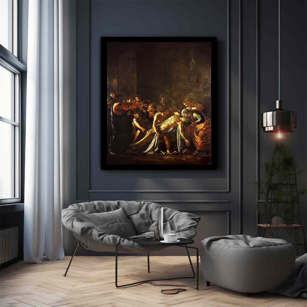 The Raising of Lazarus By Caravaggio