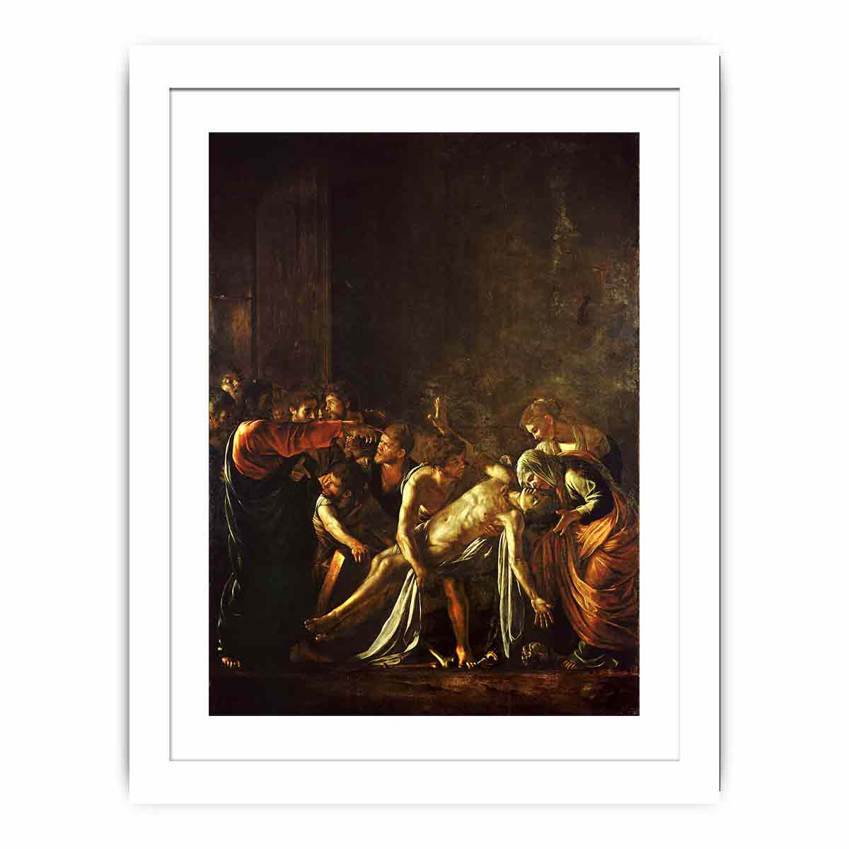 The Raising of Lazarus By Caravaggio