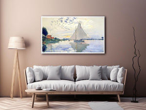 Sailboat At Le Petit Gennevilliers