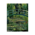 Bridge Over Rose  Water Lily Pond