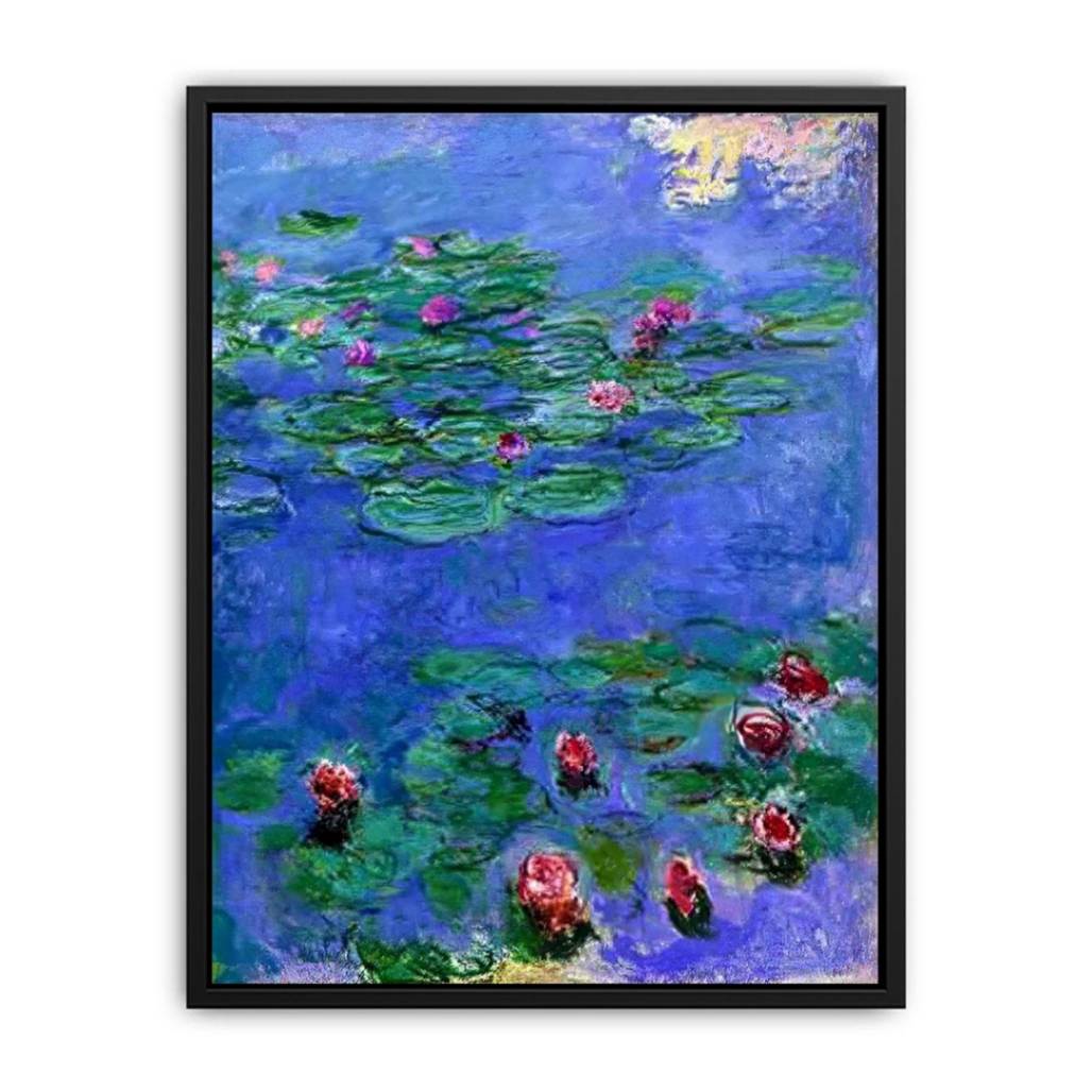 Red Water Lilies by Claude Monet