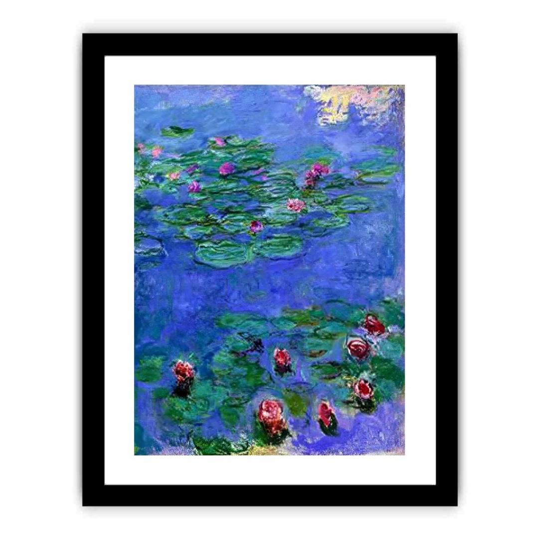 Red Water Lilies by Claude Monet