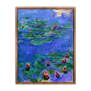 Red Water Lilies by Claude Monet
