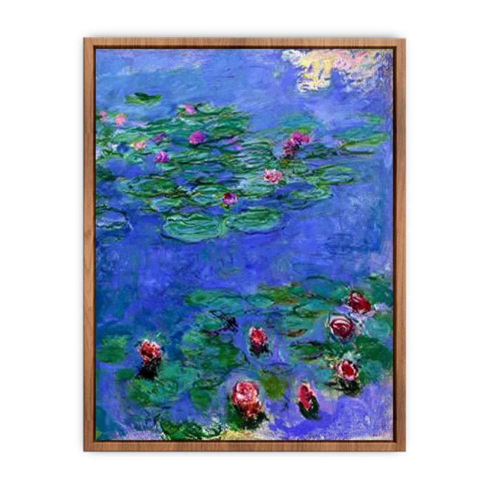 Red Water Lilies by Claude Monet