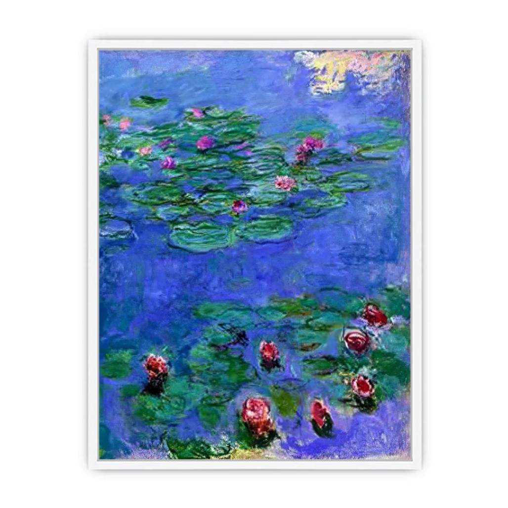 Red Water Lilies by Claude Monet