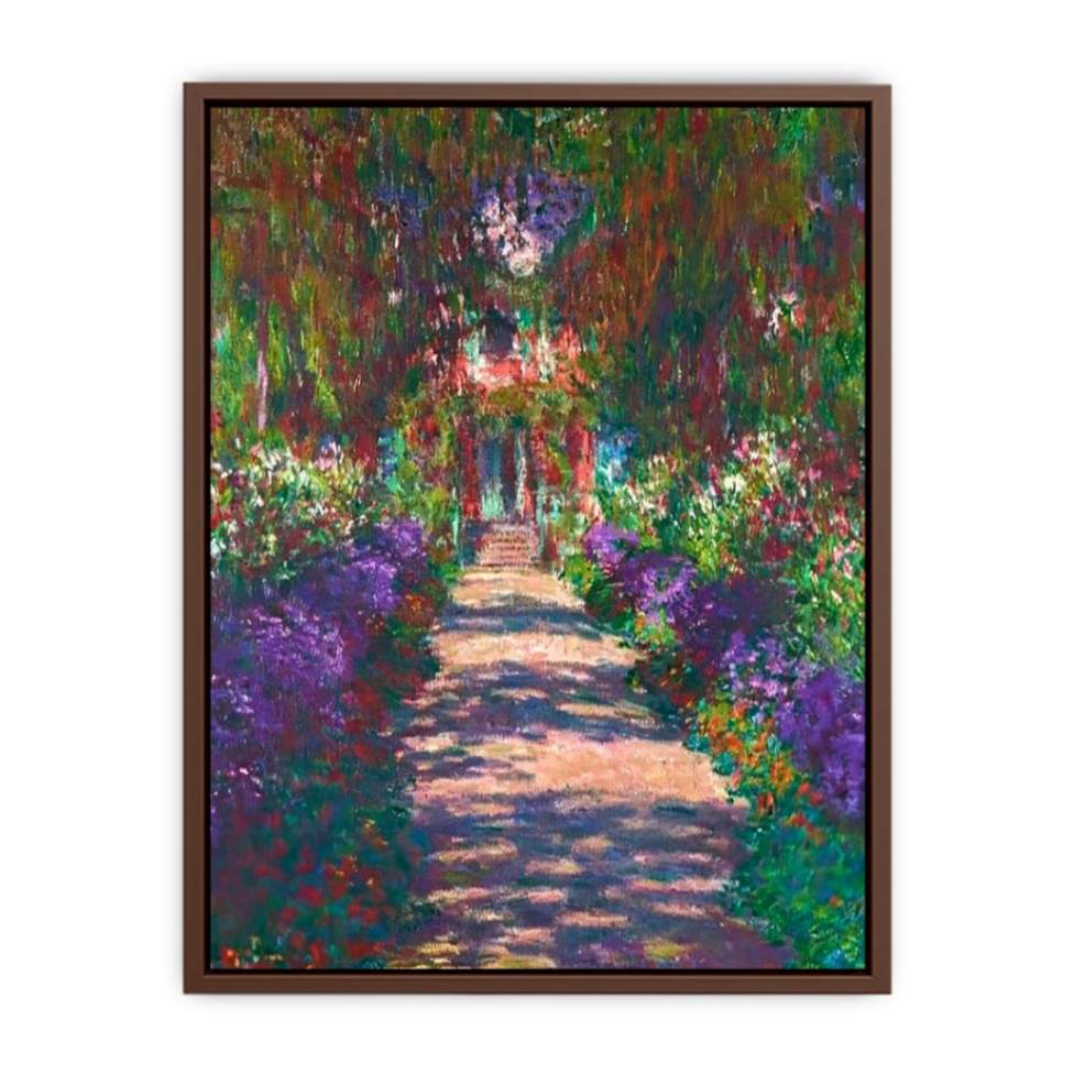 Pathway In Monets Garden At Giverny