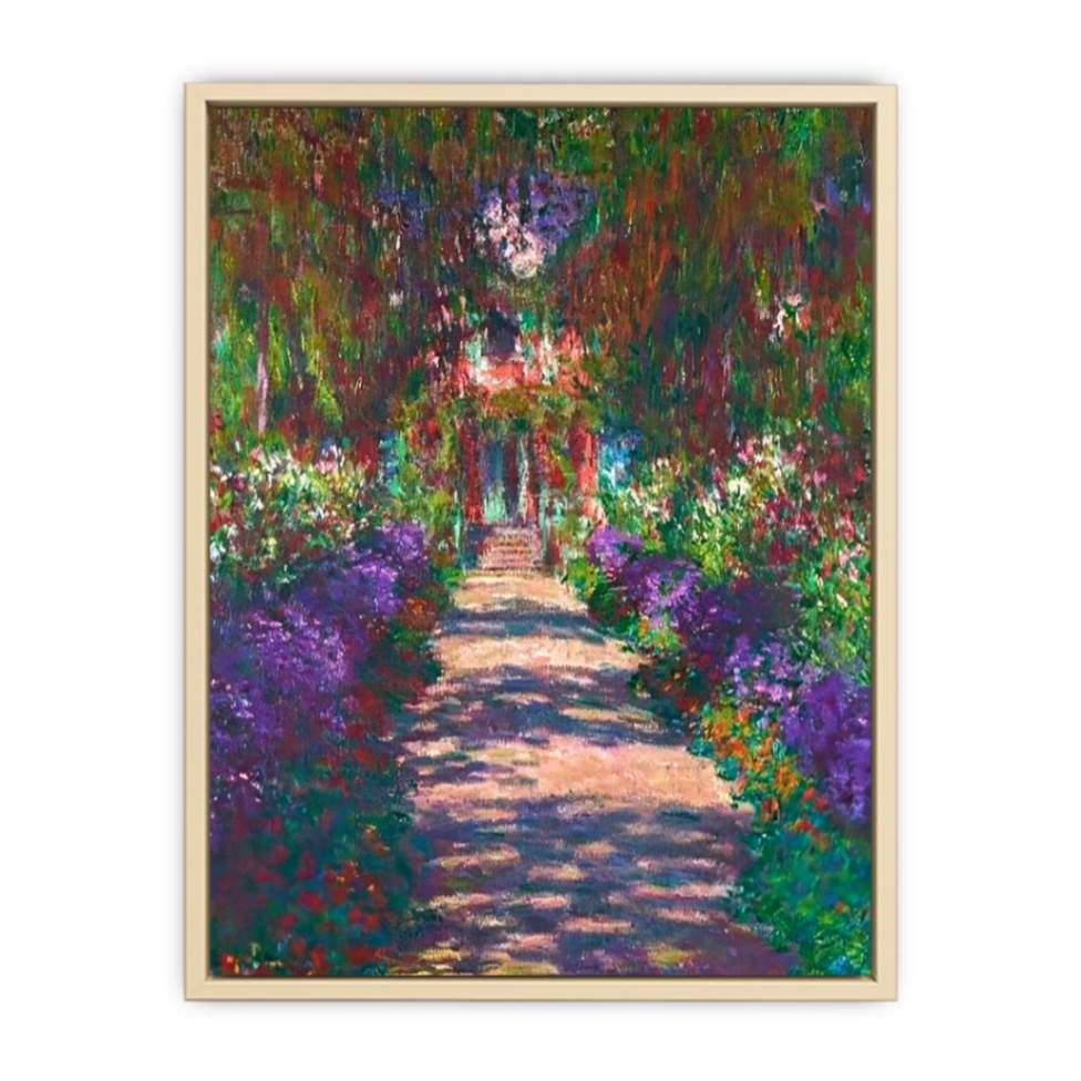Pathway In Monets Garden At Giverny