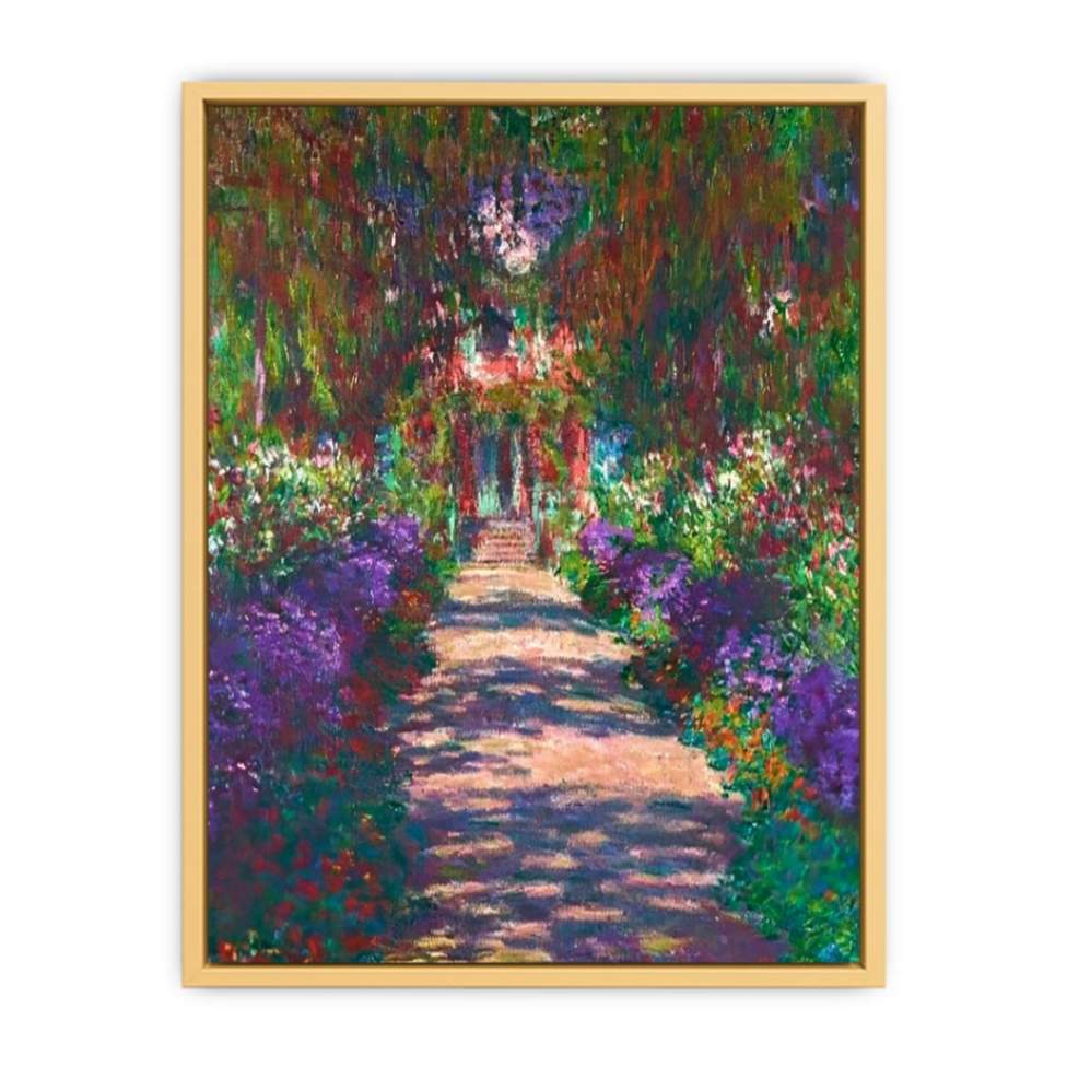 Pathway In Monets Garden At Giverny