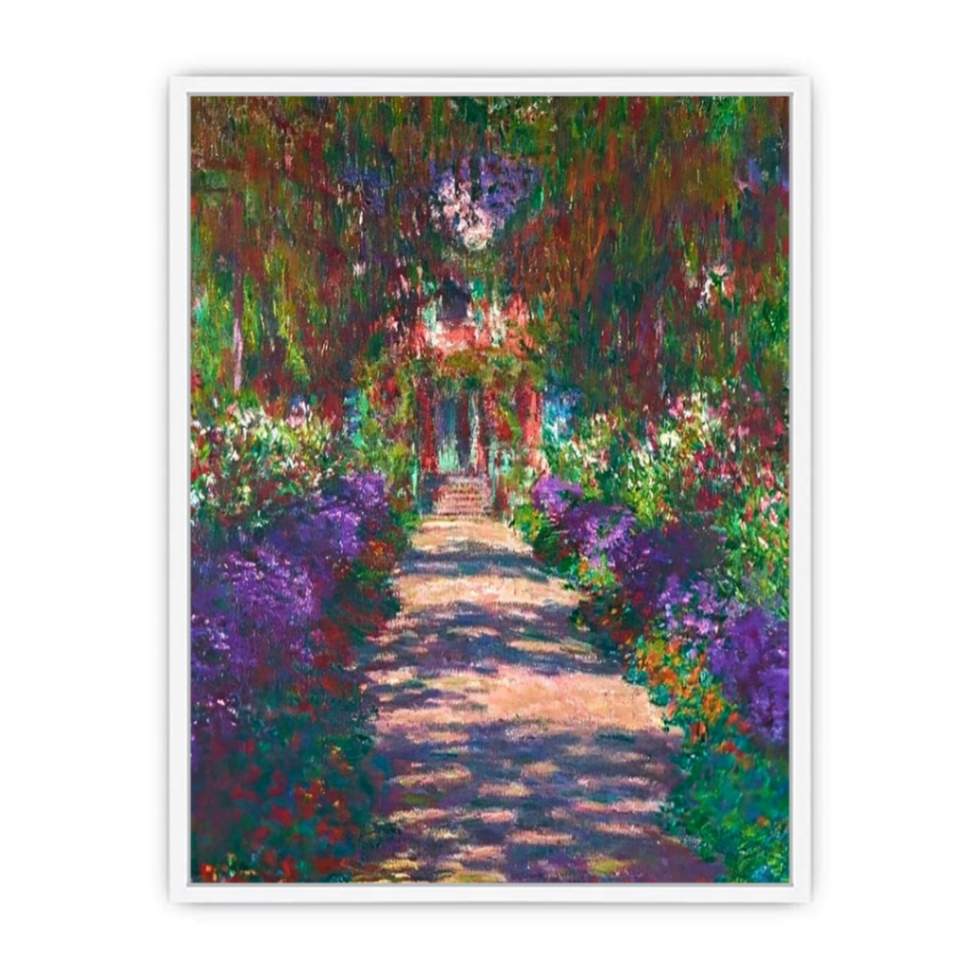 Pathway In Monets Garden At Giverny
