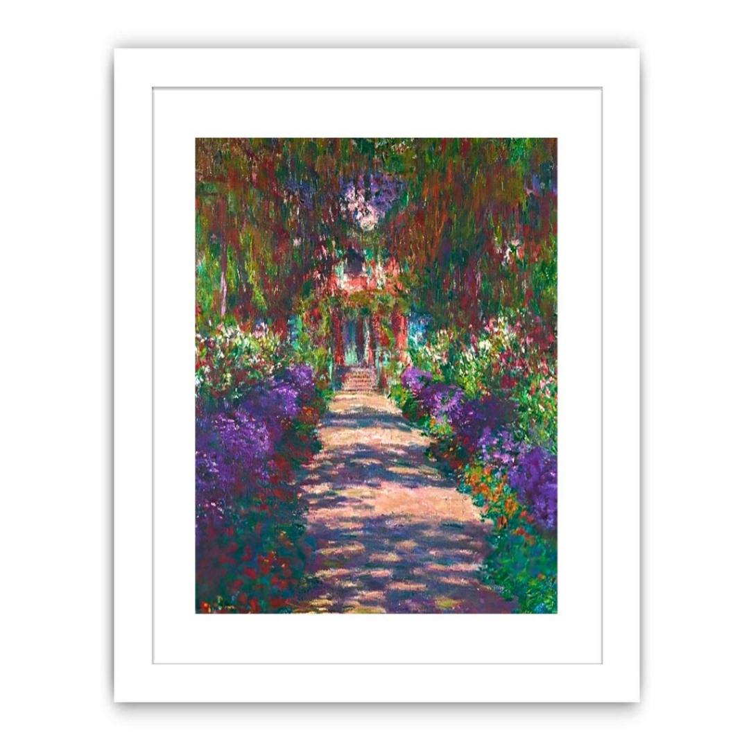 Pathway In Monets Garden At Giverny