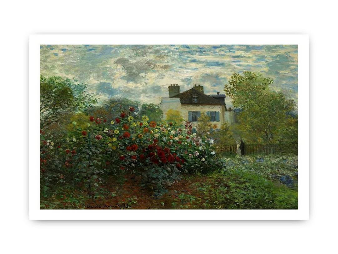 The Garden At Argenteuil Aka The Dahlias