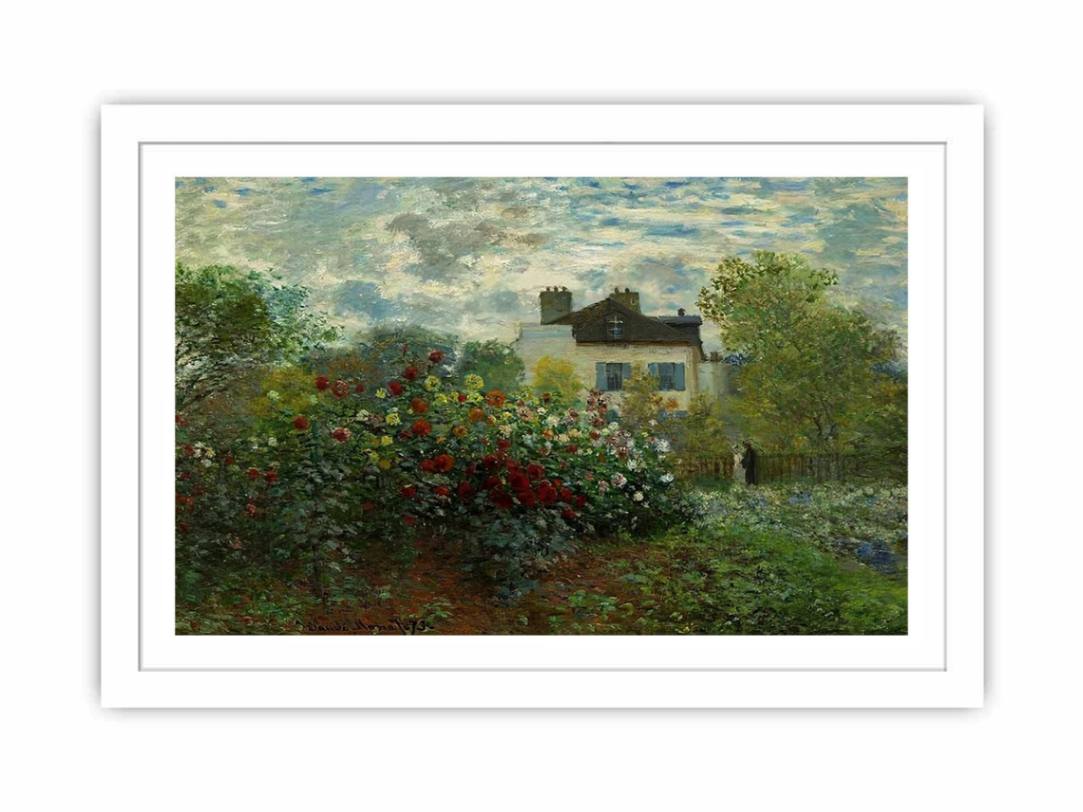 The Garden At Argenteuil Aka The Dahlias