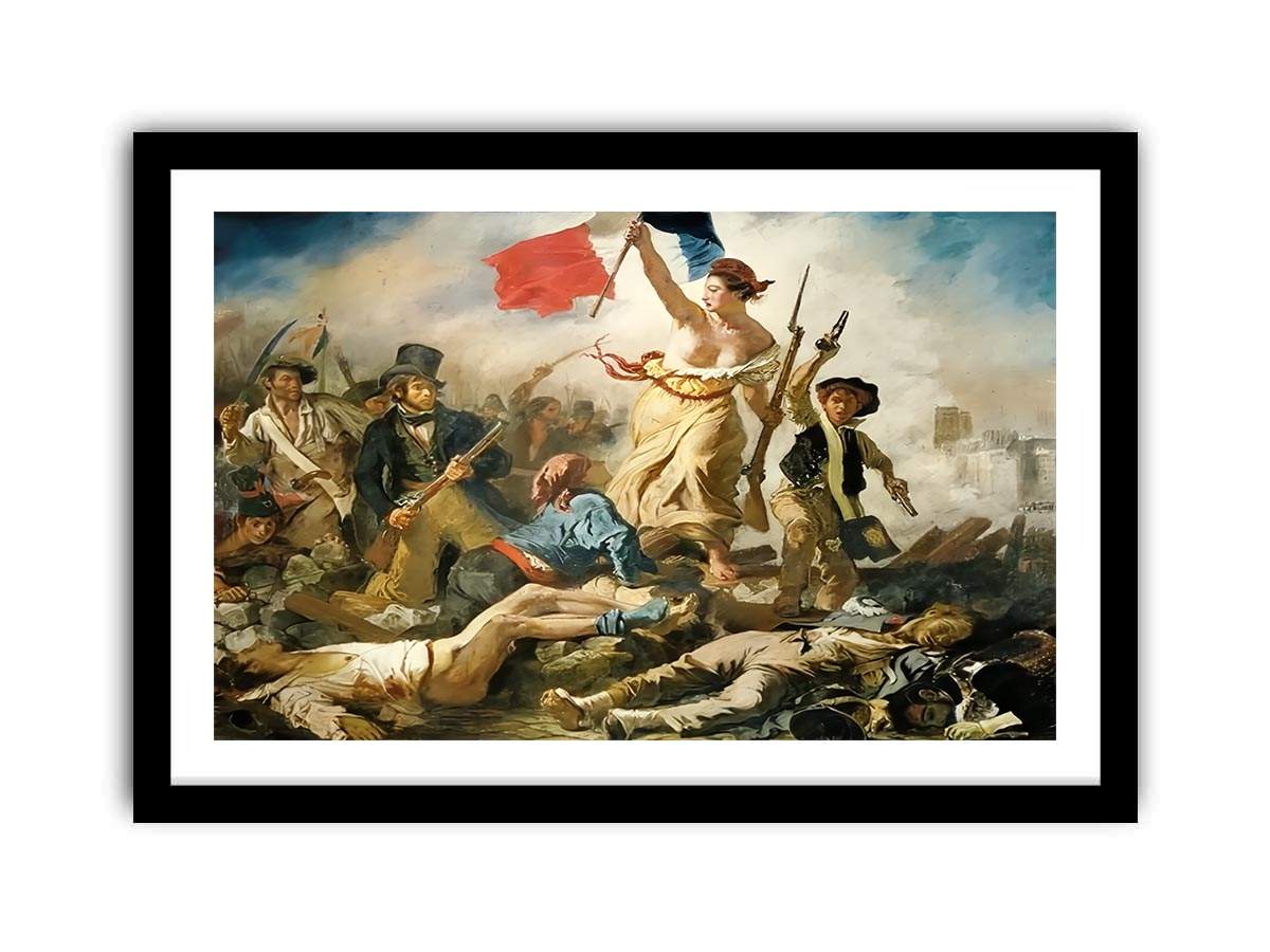 Liberty Leading the People Painting