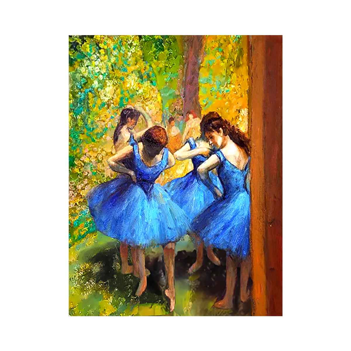Dancer in blue by Edgar Degas