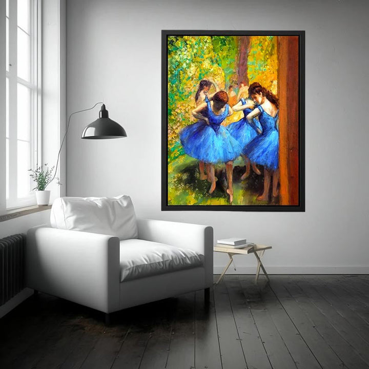 Dancer in blue by Edgar Degas