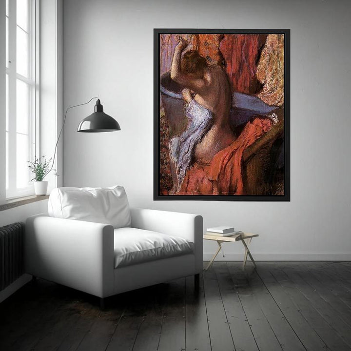 Seated Bather Drying Herself