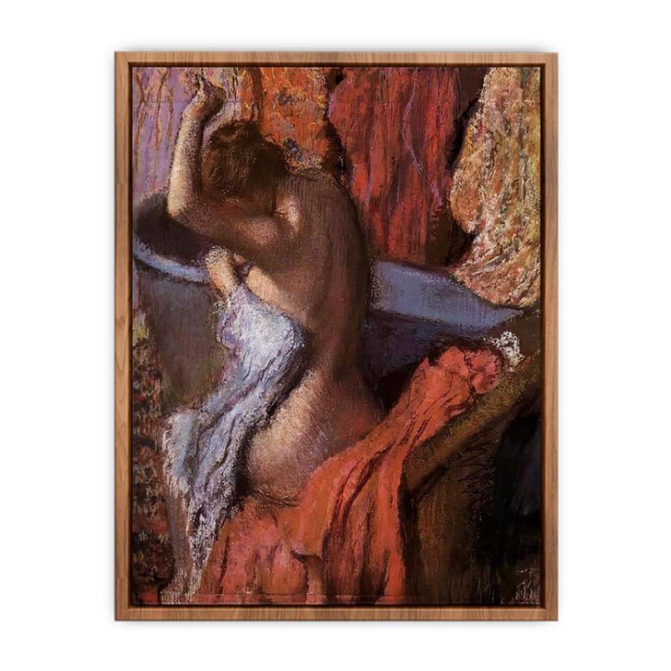 Seated Bather Drying Herself