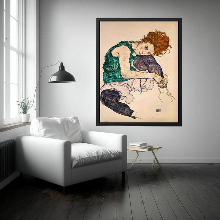 Seated Woman With Bent Knee