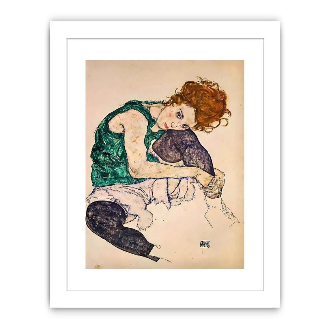 Seated Woman With Bent Knee