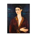 Self-Portrait in Velvet Dress by Frida Kahlo