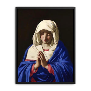 The Virgin in Prayer by Francesco de' Rossi