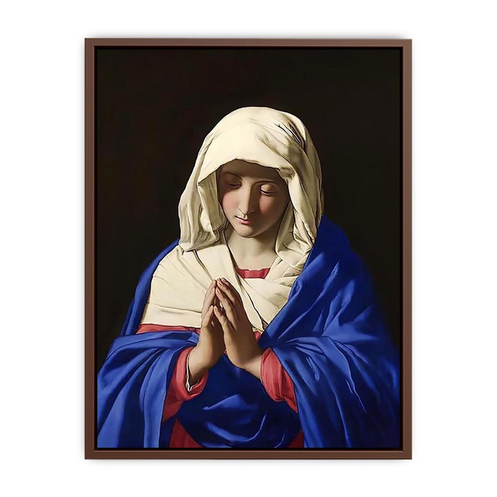 The Virgin in Prayer by Francesco de' Rossi