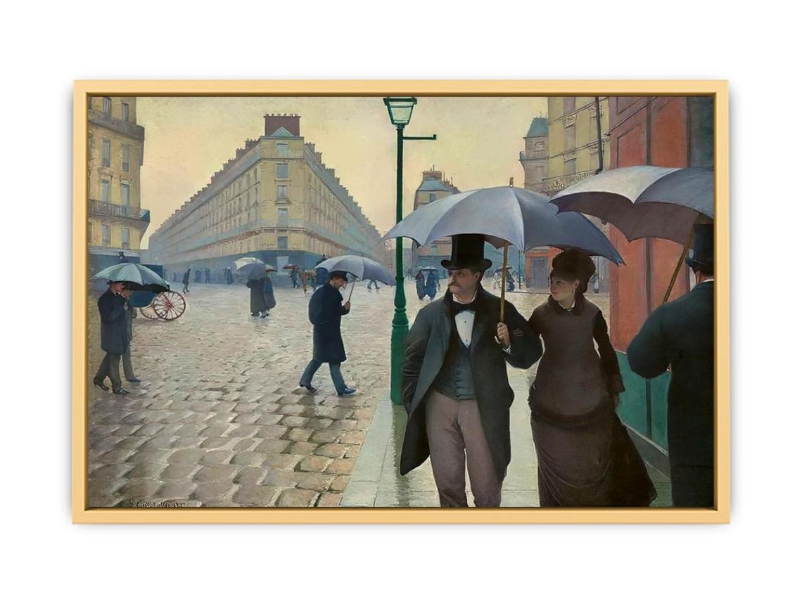 Paris Street- Rainy Weather 1877