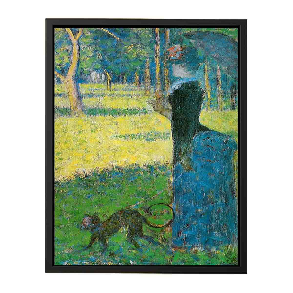 Woman with a Monkey