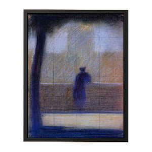 Man Leaning on a Parapet