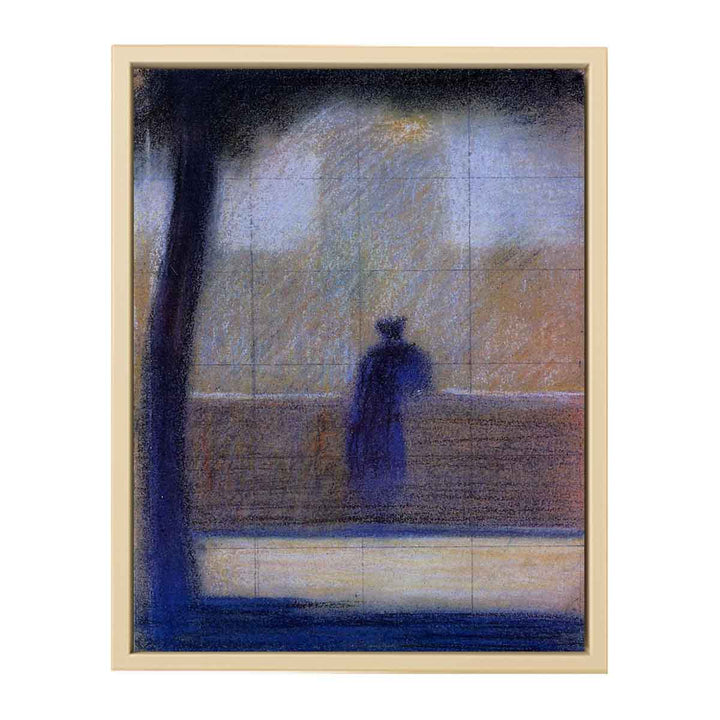Man Leaning on a Parapet