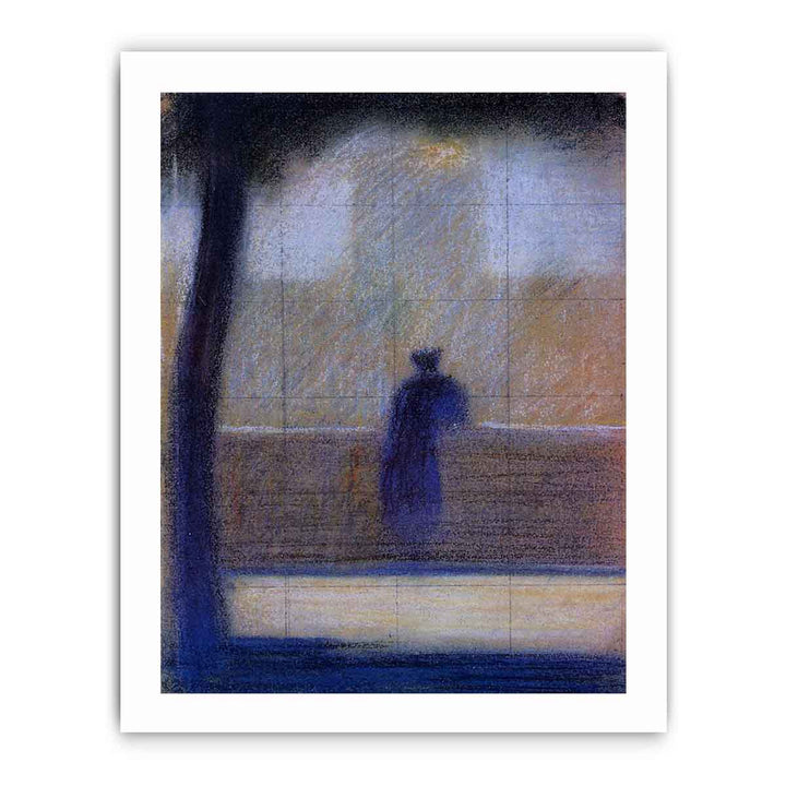 Man Leaning on a Parapet