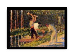 Men Laying Stakes
