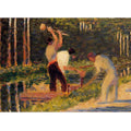 Men Laying Stakes