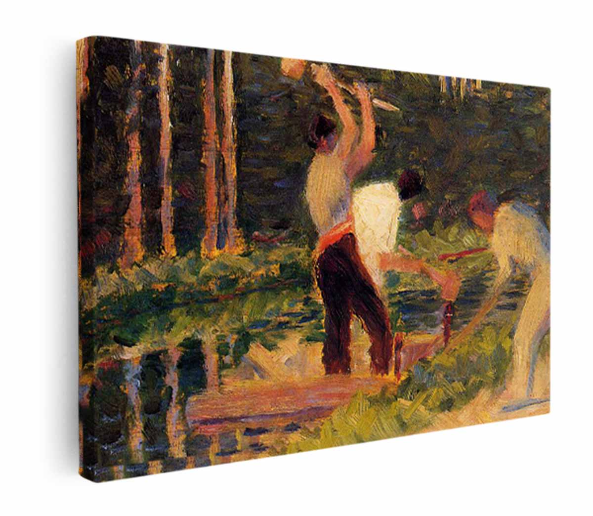 Men Laying Stakes
