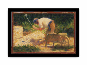Stone Breaker and Wheelbarrow, Le Raincy