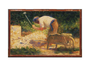 Stone Breaker and Wheelbarrow, Le Raincy