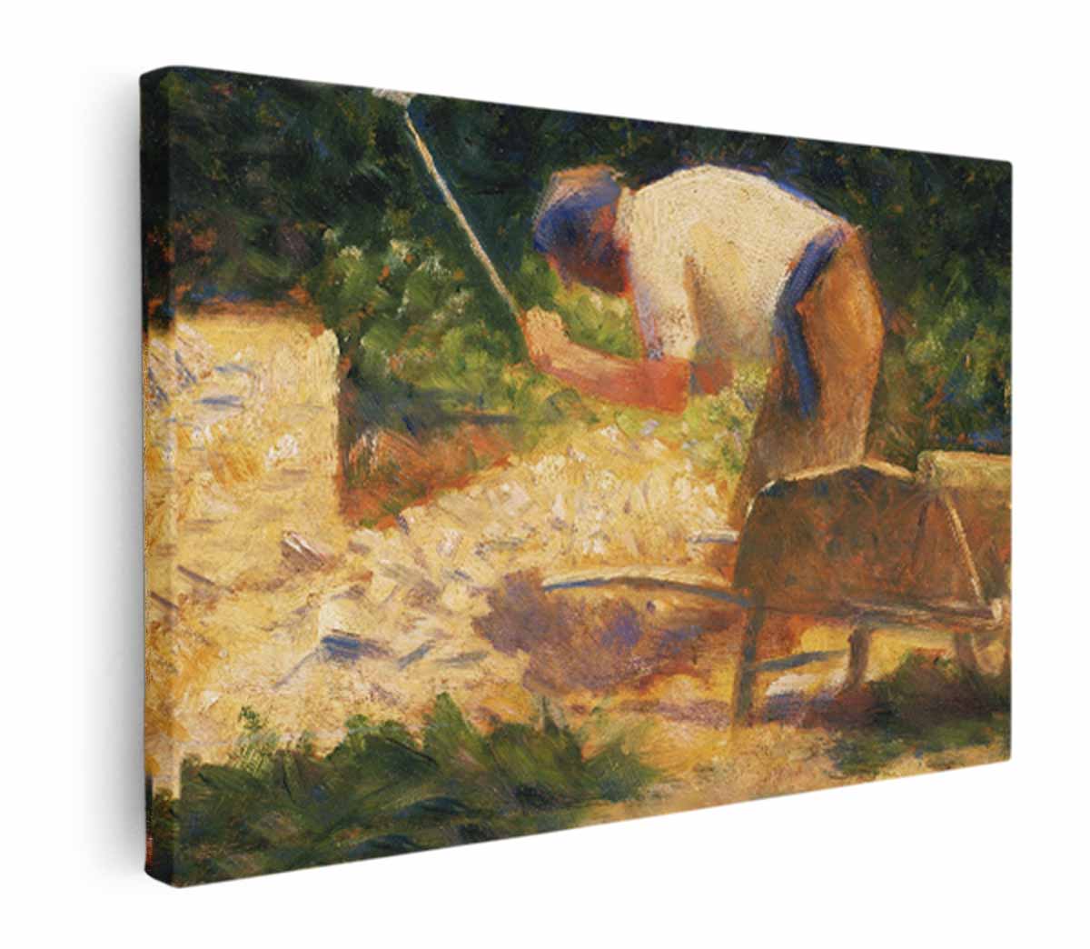 Stone Breaker and Wheelbarrow, Le Raincy
