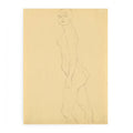 Akt Nach Links, Studie Fur 'Die Freundinnen' (Nude Turned To The Left, Study For 'Die Freundinnen')
