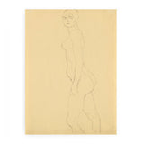 Akt Nach Links, Studie Fur 'Die Freundinnen' (Nude Turned To The Left, Study For 'Die Freundinnen') artwork preview
