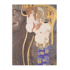 Hostile Forces Detail from the Bethoven Frieze 1902
