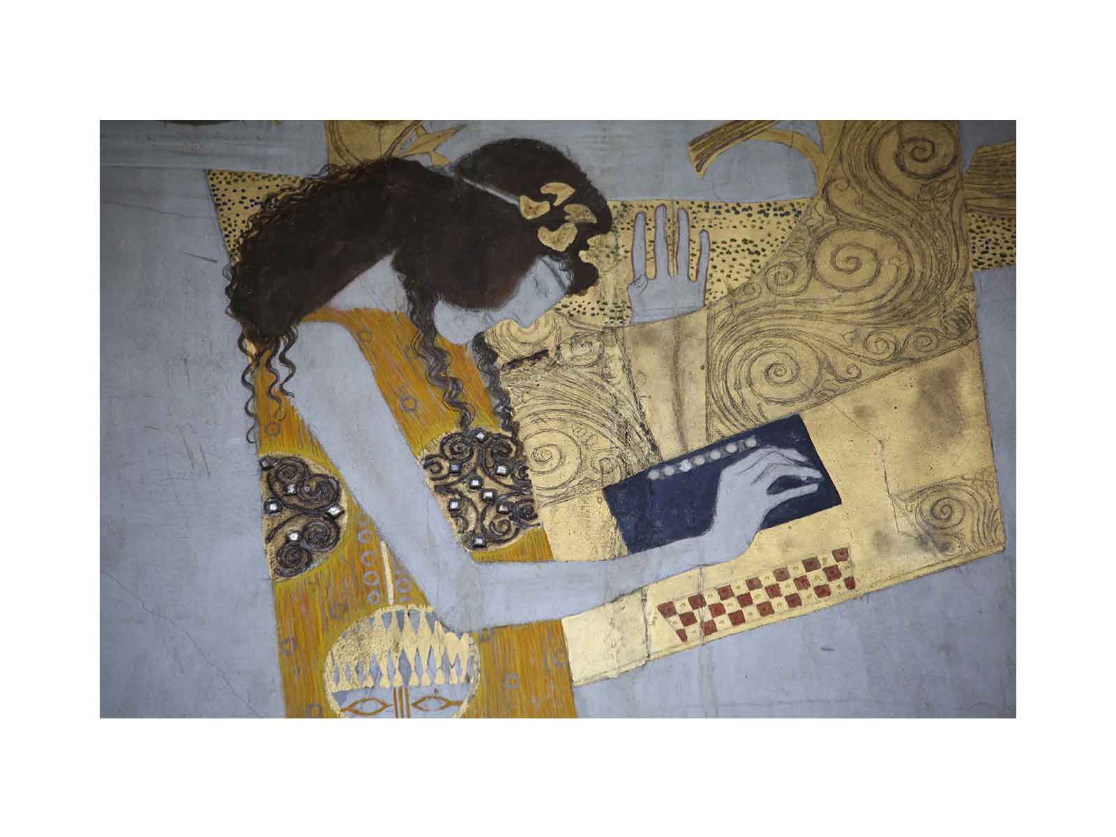 Hymn to Joy Detail from Bethoven Frieze 1902
