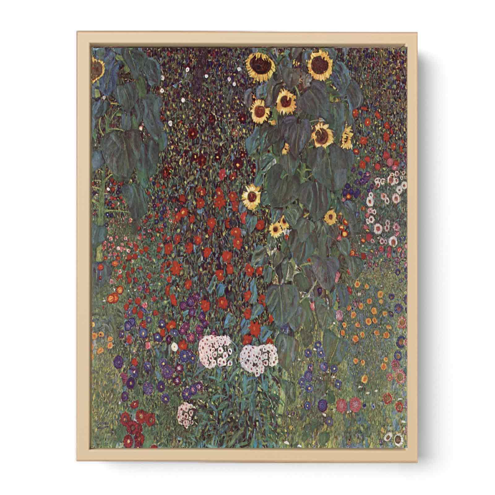 Cottage Garden with Sunflowers